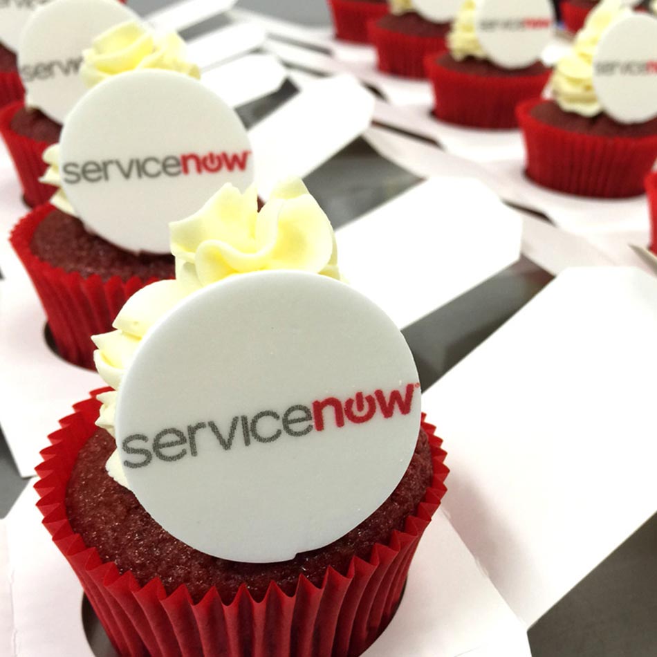 Corporate Cupcakes for Service Now