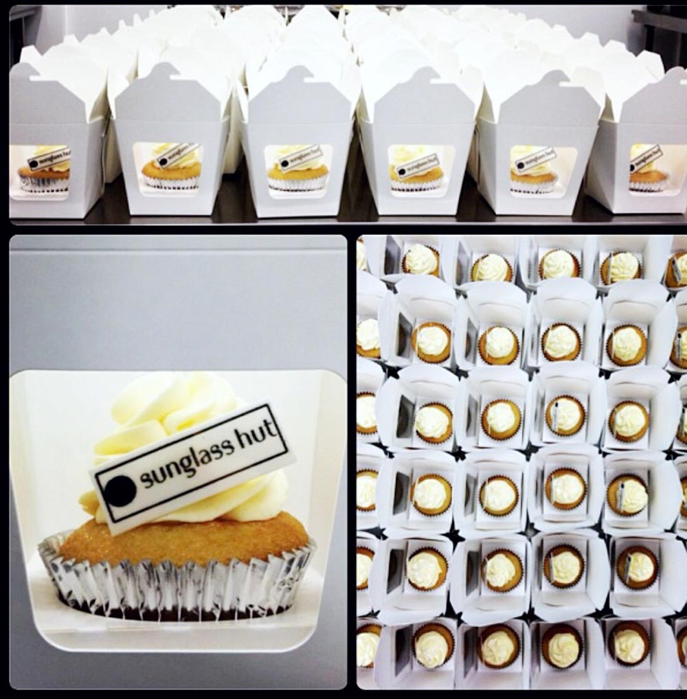 Corporate Cupcakes for Sunglasses Hut